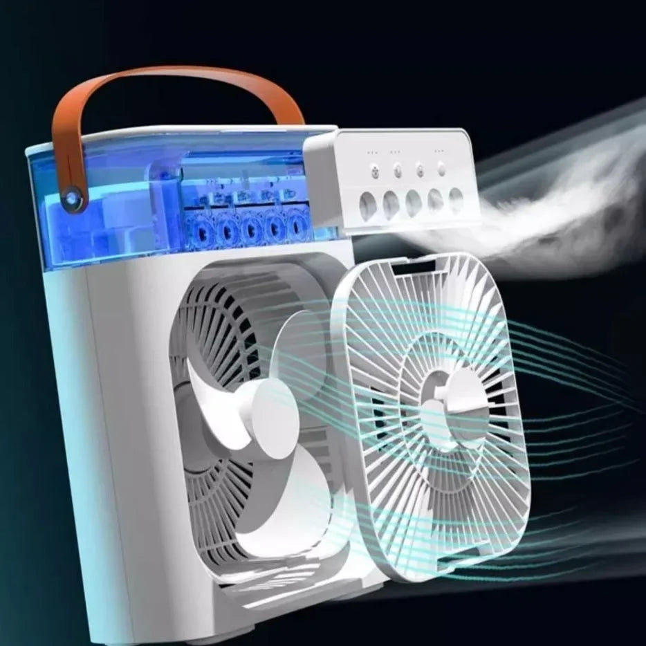 5 Hole Mist Fan USB Desktop Humidifier Cool Air for Home Office Multi Function